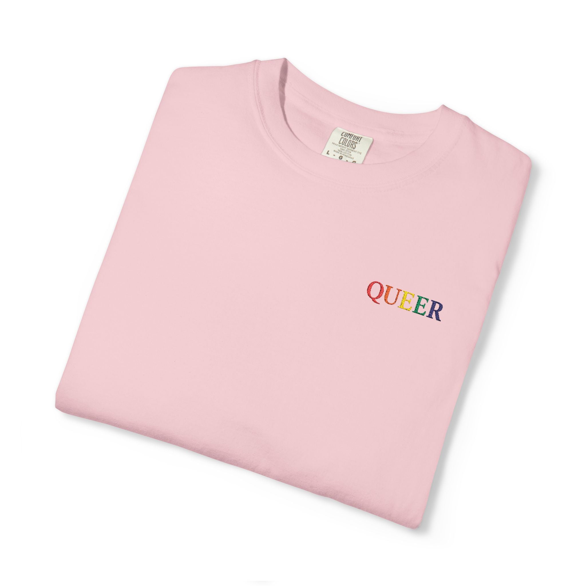 Rainbow Queer Embroidered T-shirt