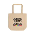 Juntas, Juntes, Juntos Eco Friendly Organic Cotton Tote Bag