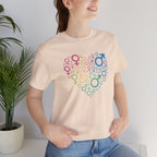 Gender Symbol Heart Unisex Shirt