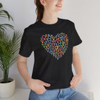 Gender Symbol Heart Unisex T-shirt