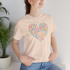 Gender Symbol Heart Unisex T-shirt