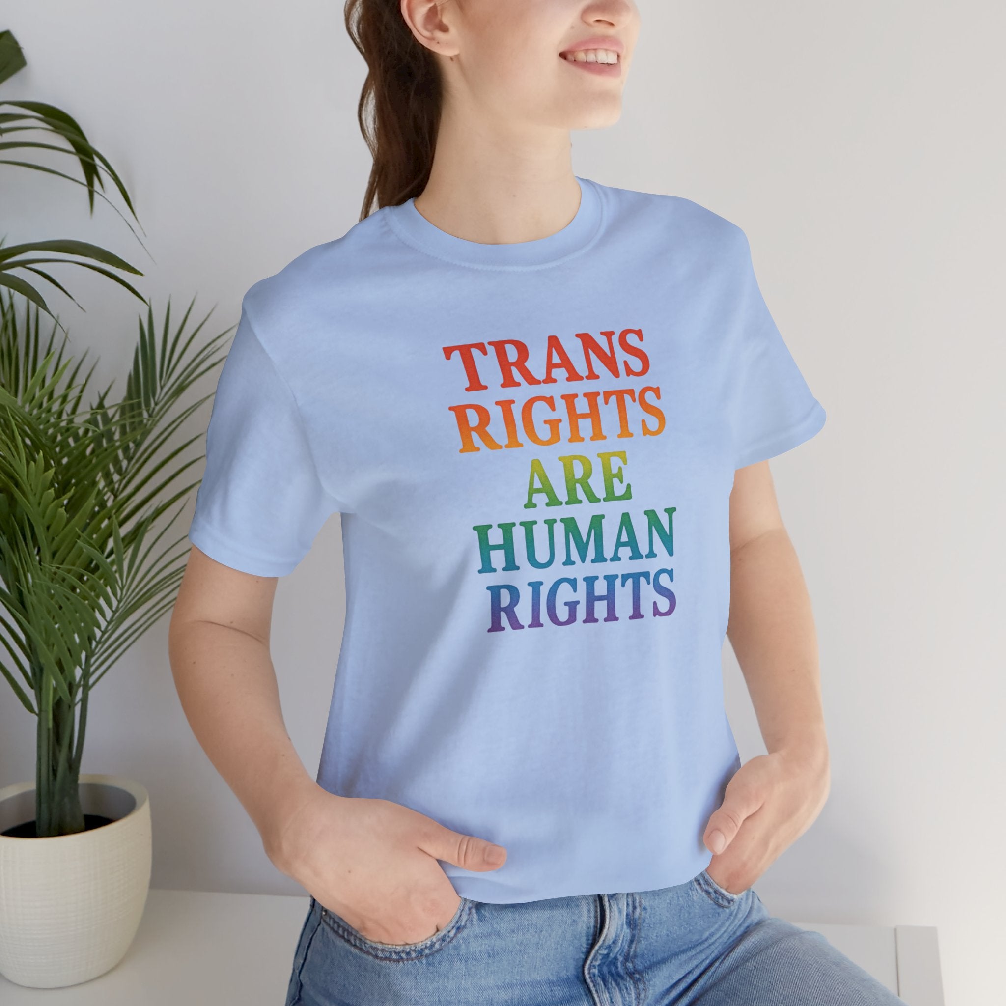 Rainbow Trans Rights Unisex T-Shirt