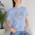 Gender Symbol Heart Unisex T-shirt