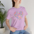 Gender Symbol Heart Unisex T-shirt