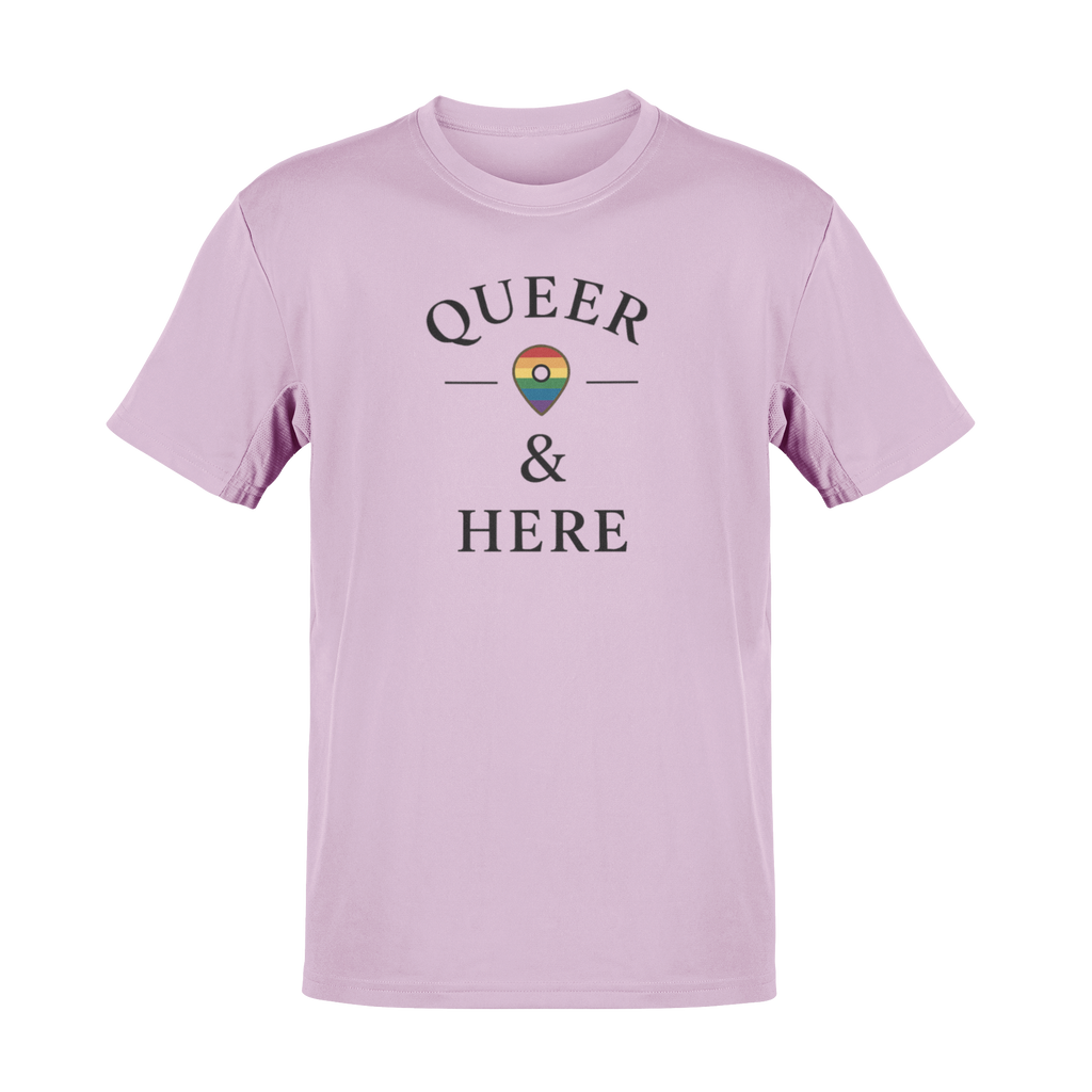 Rainbow Queer and Here T-shirt