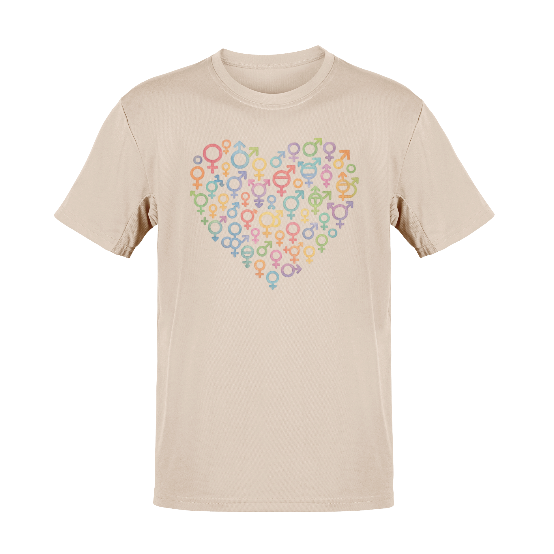 Gender Symbol Heart ( 1 )Unisex T-shirt for Pride & Inclusion