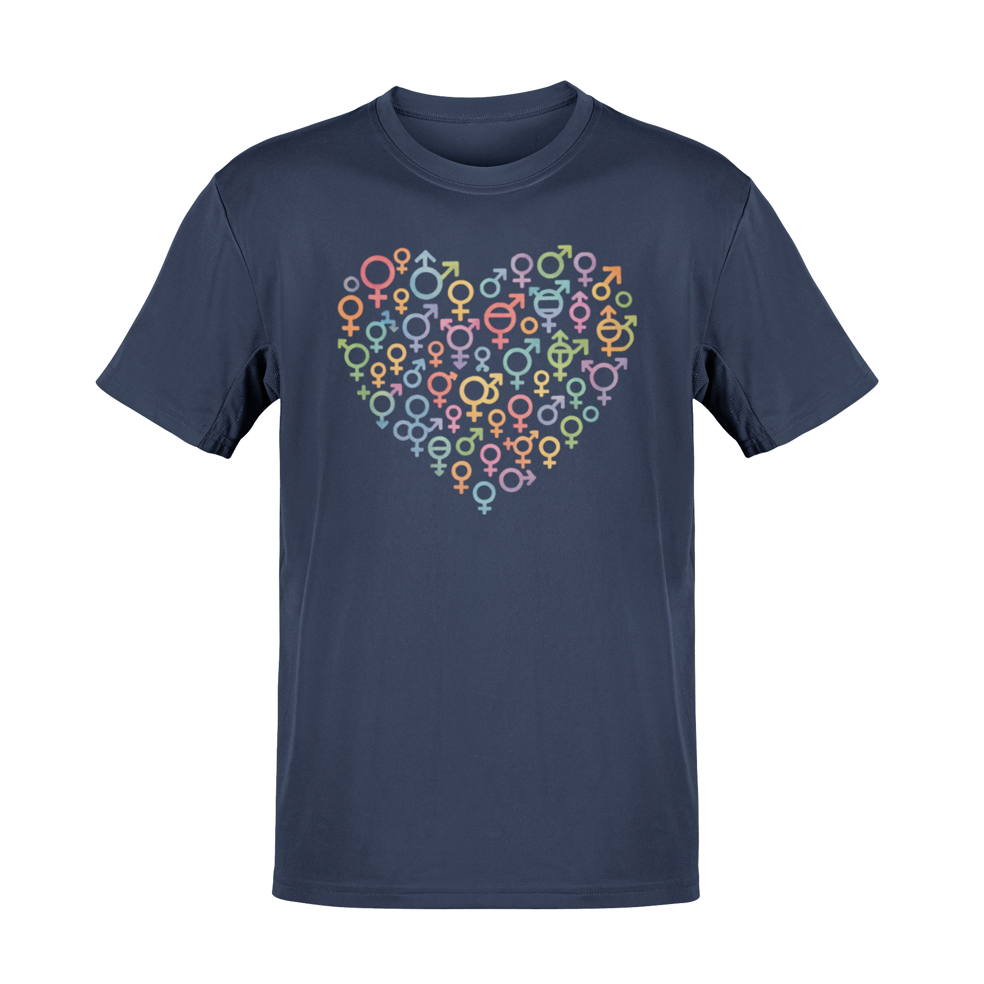 Gender Symbol Heart ( 1 )Unisex T-shirt for Pride & Inclusion