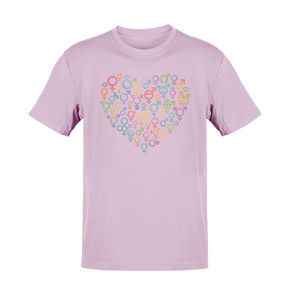 Gender Symbol Heart ( 1 )Unisex T-shirt for Pride & Inclusion