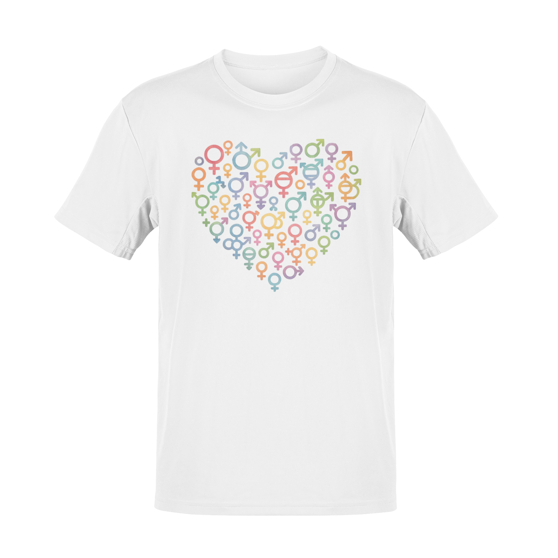 Gender Symbol Heart ( 1 )Unisex T-shirt for Pride & Inclusion