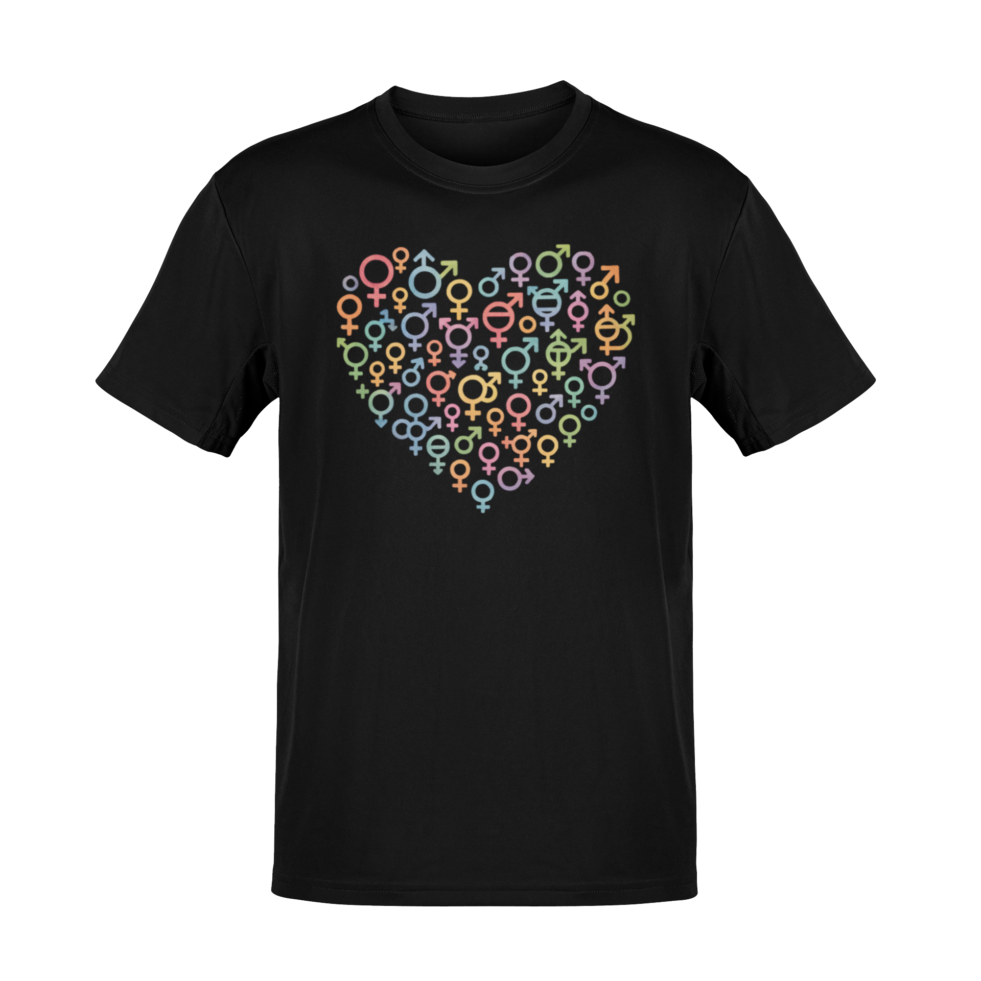 Gender Symbol Heart ( 1 )Unisex T-shirt for Pride & Inclusion