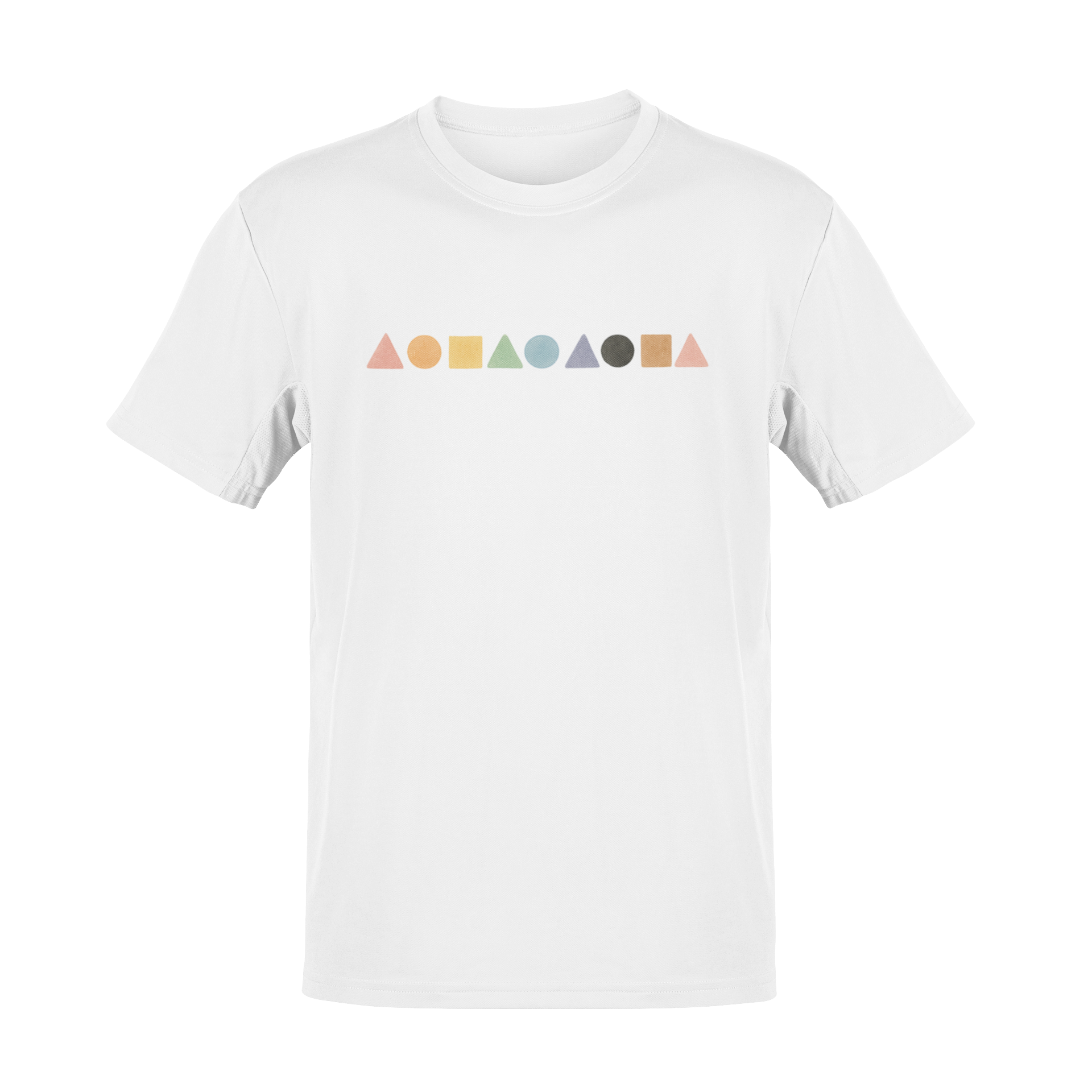 Geometric Shapes Unisex T-shirt - Pastel Colors LGBTQ+ Friendly