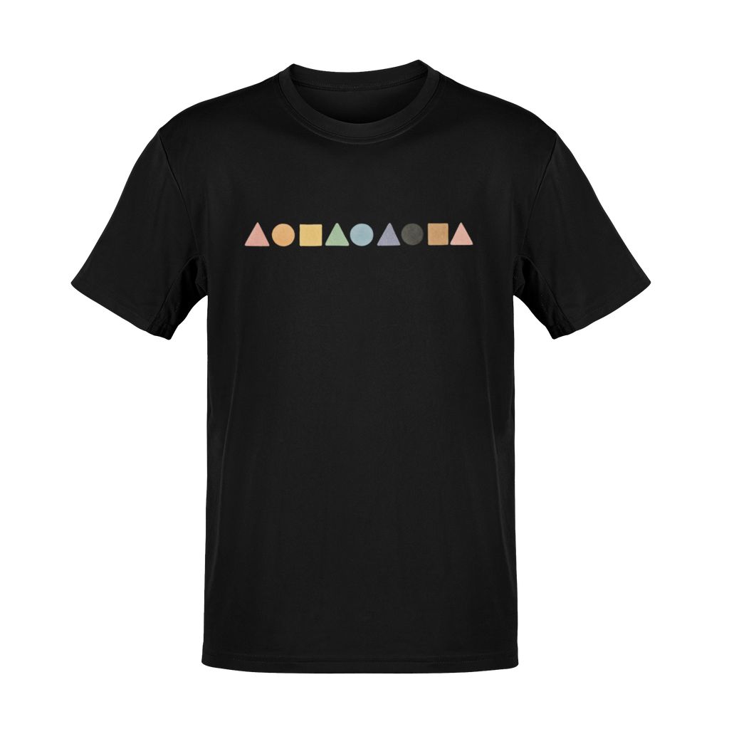 Geometric Shapes Unisex T-shirt - Pastel Colors LGBTQ+ Friendly