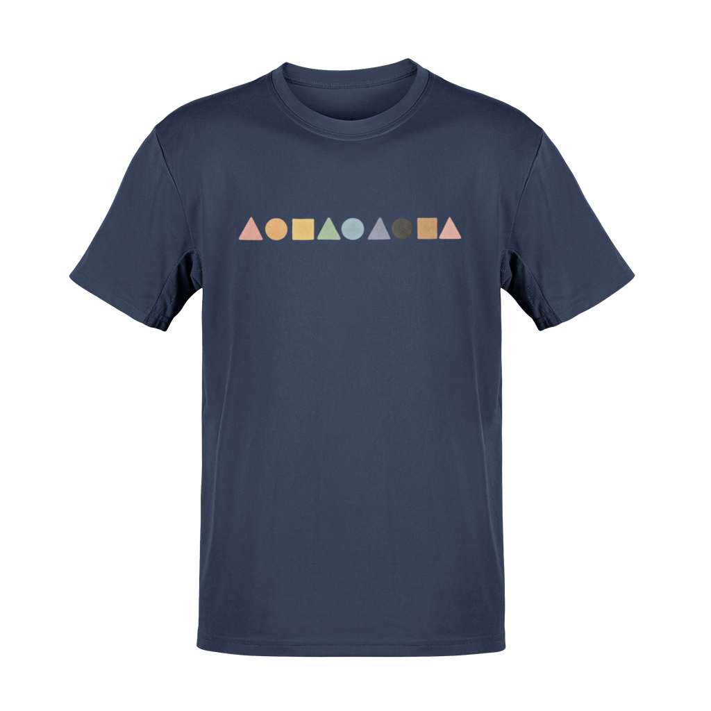 Geometric Shapes Unisex T-shirt - Pastel Colors LGBTQ+ Friendly
