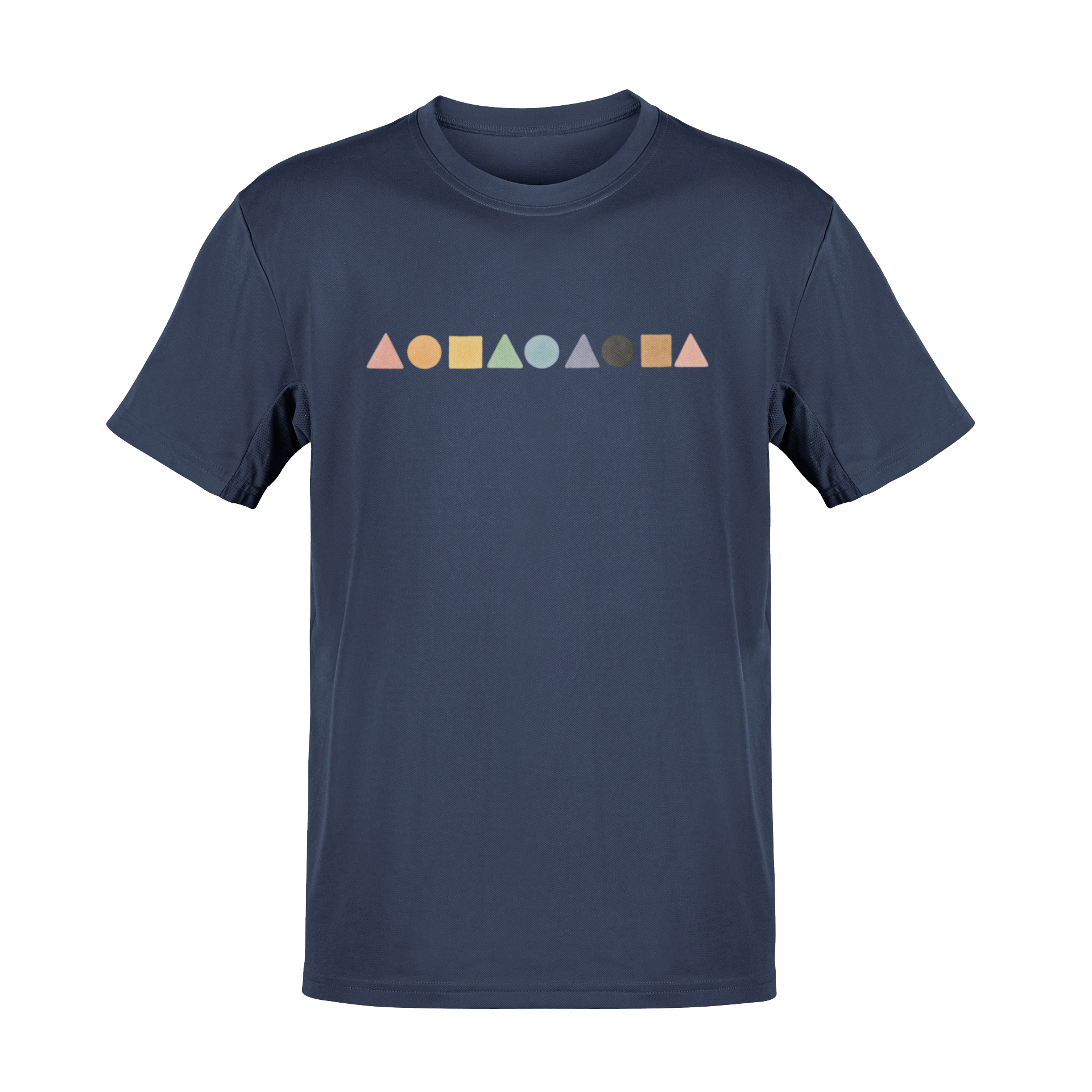 Geometric Shapes Unisex T-shirt - Pastel Colors LGBTQ+ Friendly
