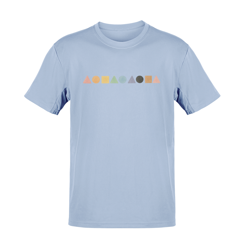 Geometric Shapes Unisex T-shirt - Pastel Colors LGBTQ+ Friendly