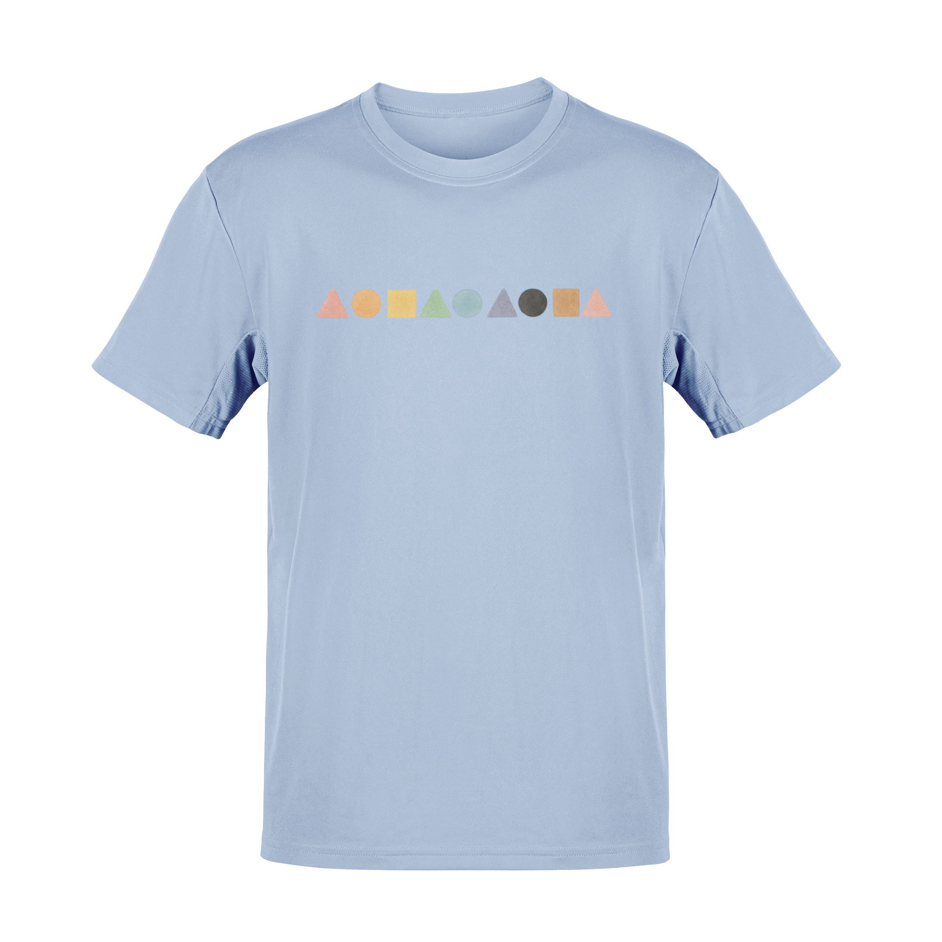 Geometric Shapes Unisex T-shirt - Pastel Colors LGBTQ+ Friendly